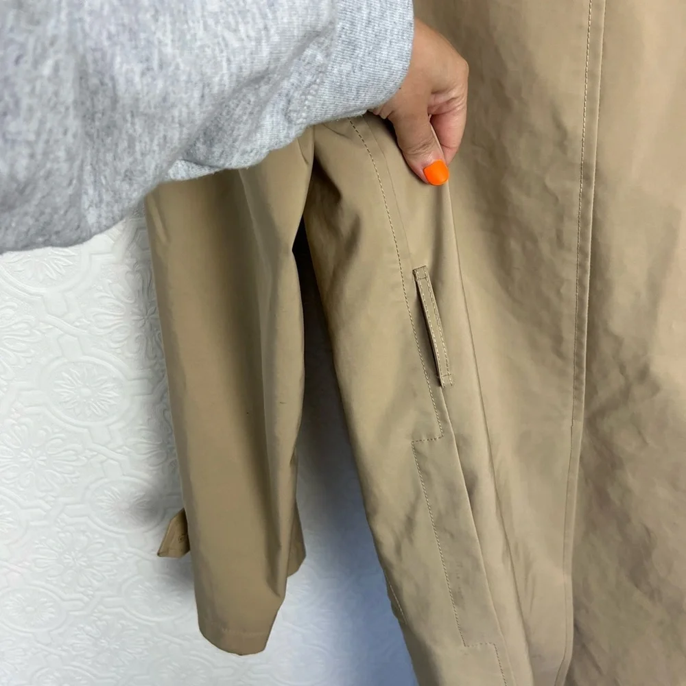 Gucci Mens Trenchcoat Sand Tan Coat Neutrals Flawed‎ Designer Peacoat